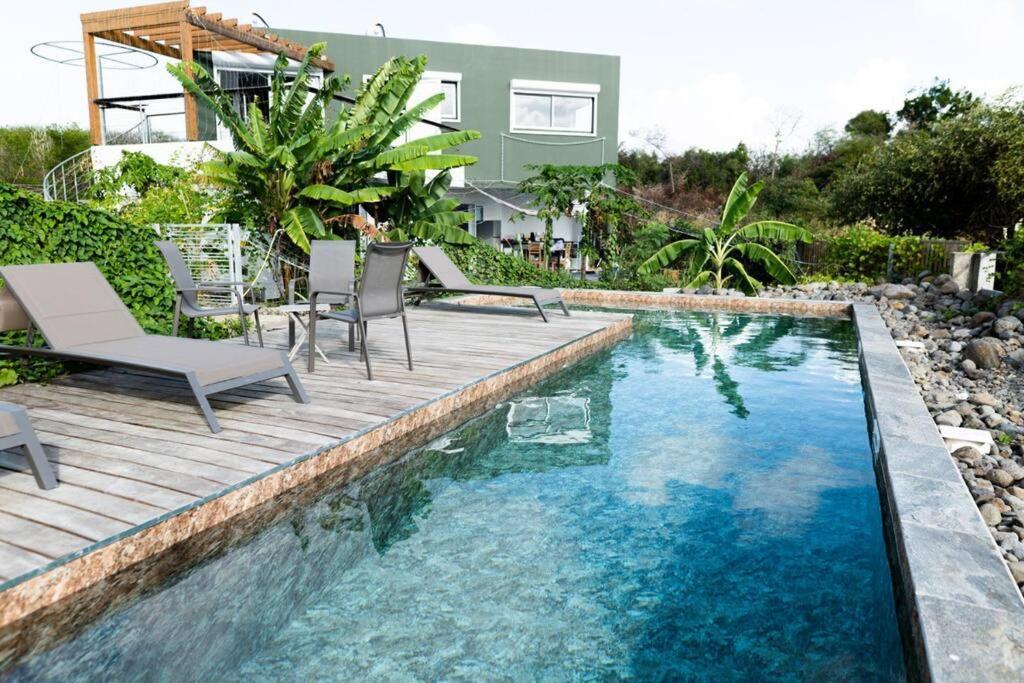 T2 Chaleureux & Piscine En Pleine Nature Petit-Canal Extérieur photo